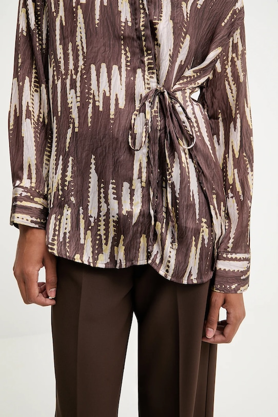 Answear.LAB koszula OR.34532.TOS brązowy