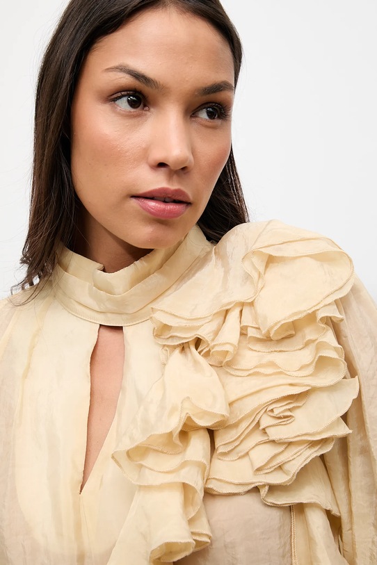 Рубашка Answear.LAB ST.1264.TOS жёлтый