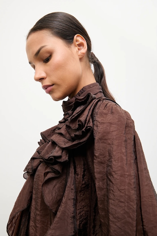 Answear.LAB camasa ST.1264.TOS maro