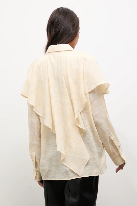 Odzież Answear.LAB koszula ST.0698.TOS beżowy