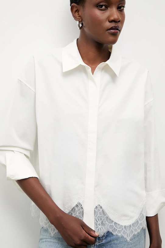 Answear.LAB koszula bawełniana bawełna biały ST.0677.TOS