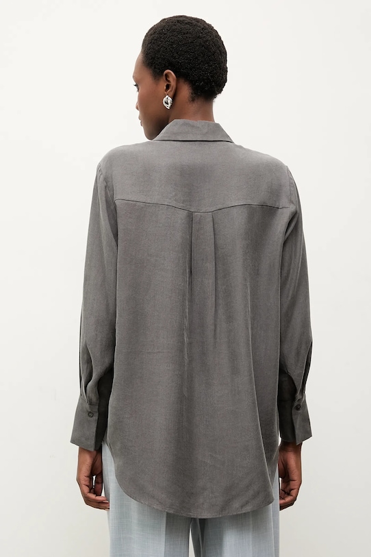 Oblečení Košile Answear.LAB PK9008 šedá