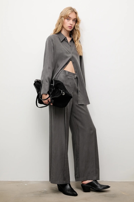 Answear.LAB koszula szary PK9008