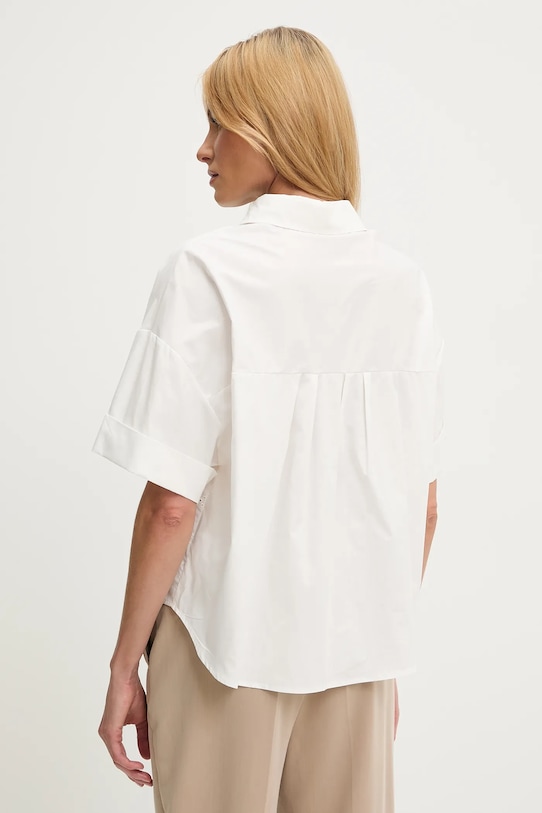 Ρούχα Βαμβακερό πουκάμισο Answear.LAB BLE-037 λευκό