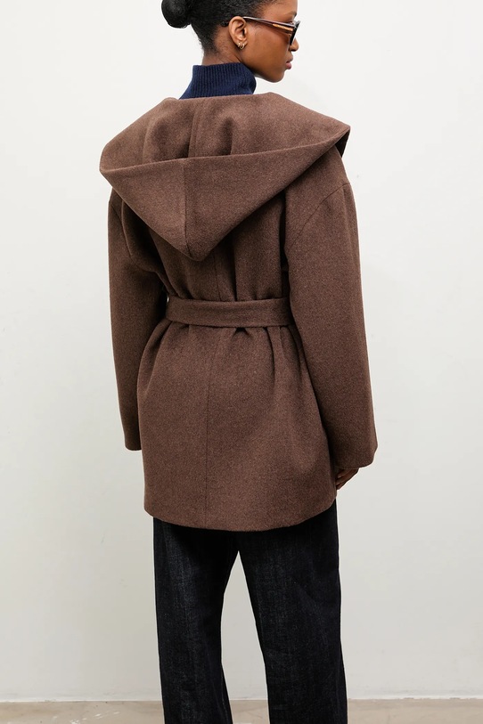 Одежда Шерстяное пальто Answear.LAB WA25.KPD003 коричневый