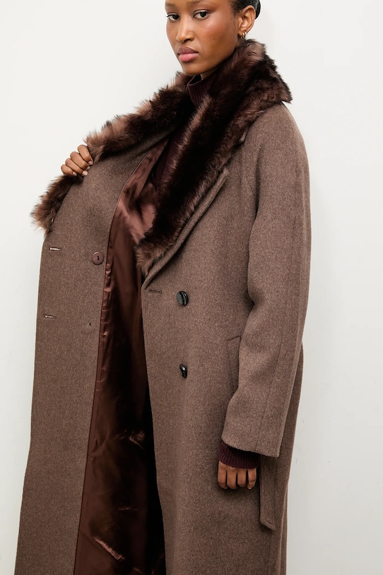 Answear.LAB płaszcz wełniany WA25.KPD005