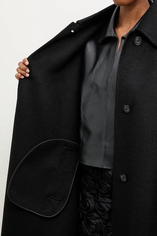 Vlnený kabát Answear.LAB WA25-KPD008