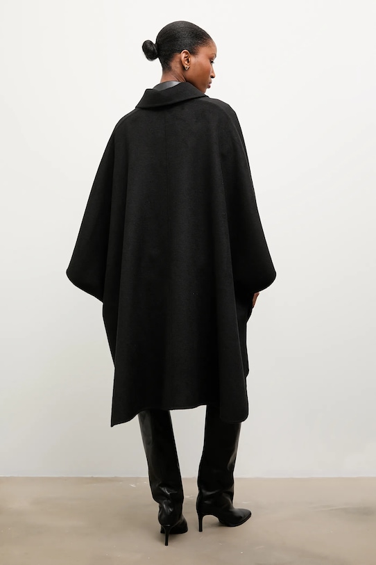 Oblečenie Vlnený kabát Answear.LAB WA25-KPD008 čierna