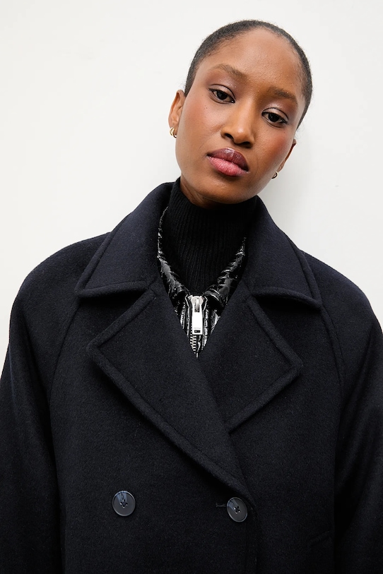 Answear.LAB płaszcz wełniany WA25-KPD010