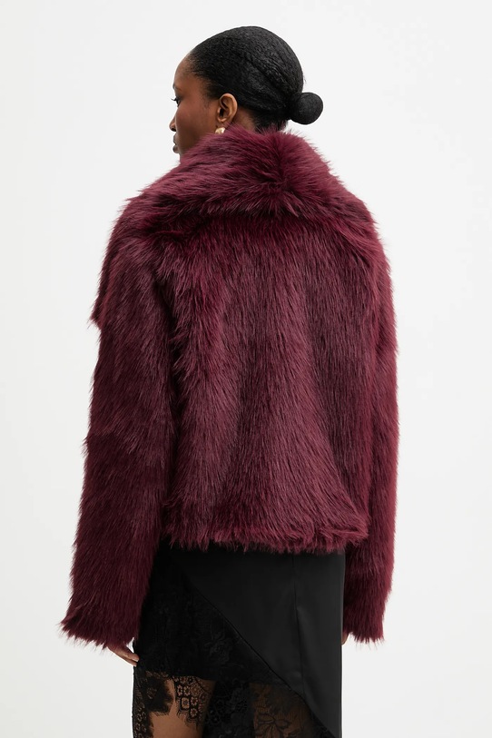 Odzież Answear.LAB płaszcz SNG.150.TMS bordowy