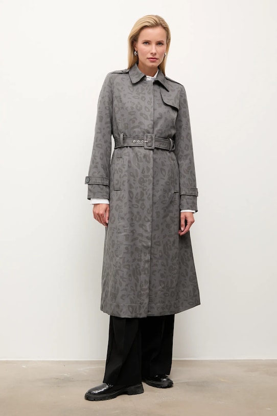 Answear.LAB płaszcz nieocieplane szary PK9005