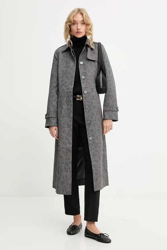 Answear.LAB kabát PK9005 szürke WA25