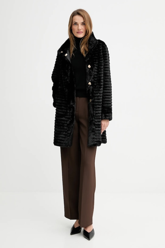 Answear.LAB płaszcz BR005CP.iak czarny WA25