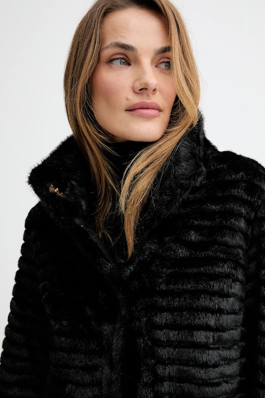 Answear.LAB płaszcz BR005CP.iak czarny