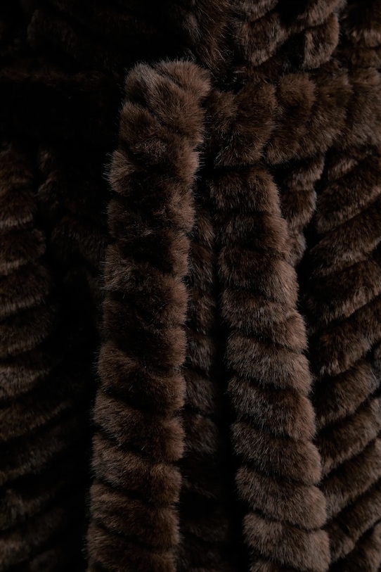 Answear.LAB płaszcz BR003.iak brązowy