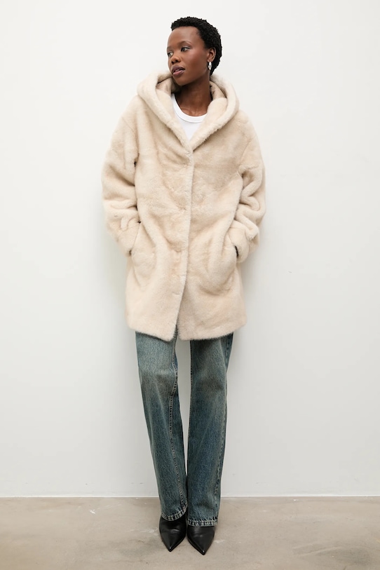 Kabát Answear.LAB béžová 5009.fh