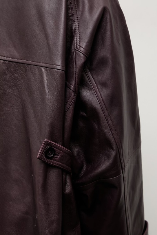 Answear.LAB демісезонна куртка жіноча шкіряна MELIA