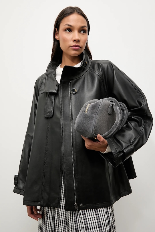 Одяг Шкіряна куртка Answear.LAB WA25-KPD110 чорний