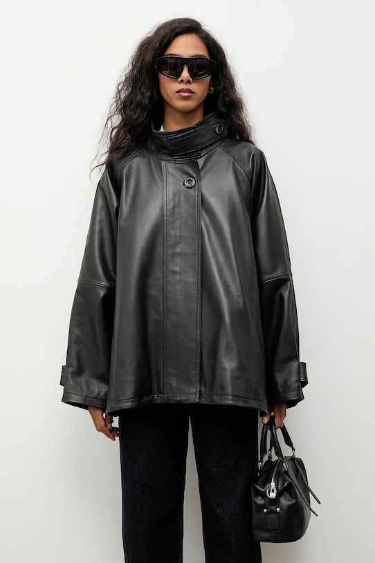 Oblečení Kožená bunda Answear.LAB WA25-KPD110 černá