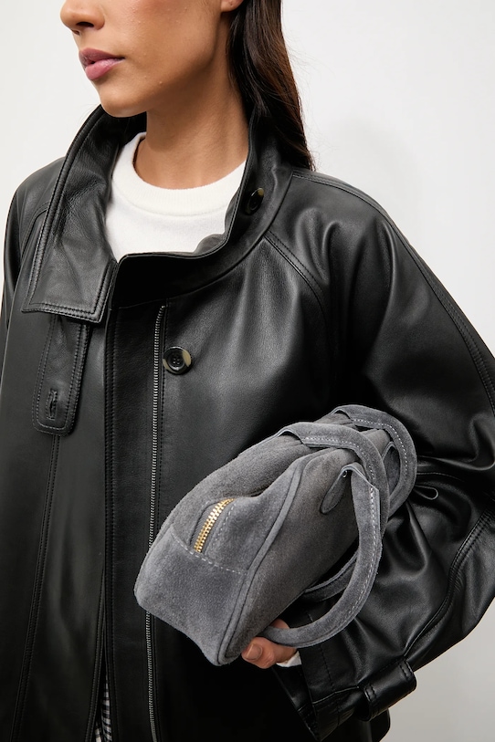 Шкіряна куртка Answear.LAB WA25-KPD110 чорний