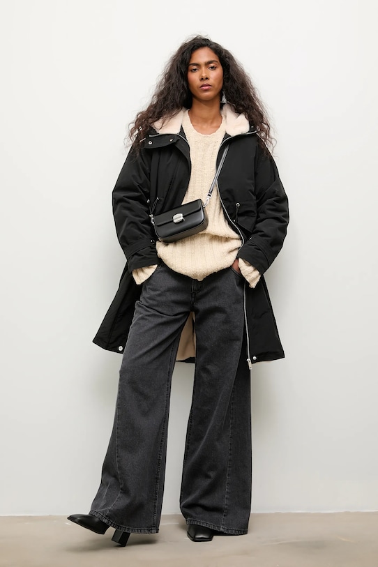 Answear.LAB parka 8396.fh czarny WA25