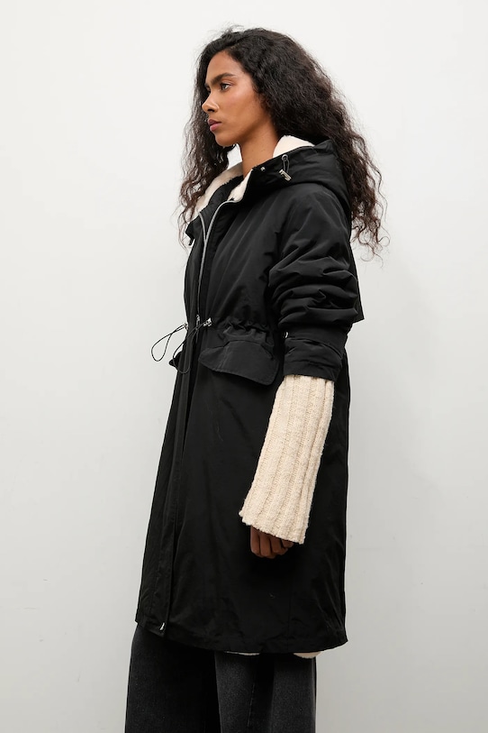 Answear.LAB parka 8396.fh czarny