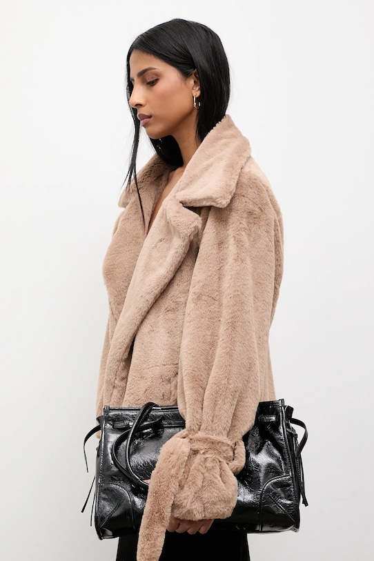 Answear.LAB kurtka beżowy 160557