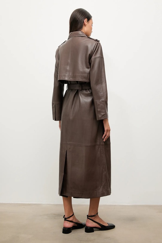 Kožený trenčkot Answear.LAB WA25-KUD031