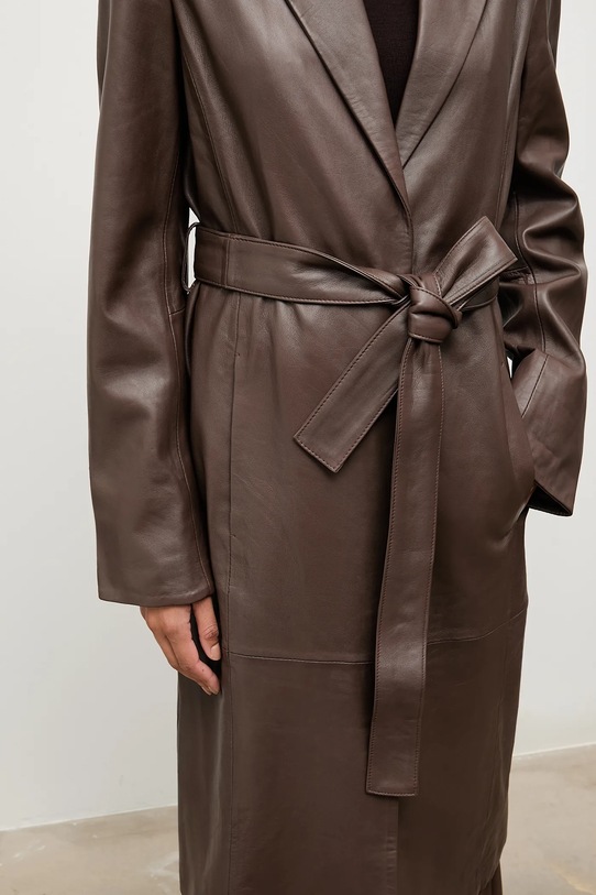 Answear.LAB płaszcz skórzany WA25-KUD032