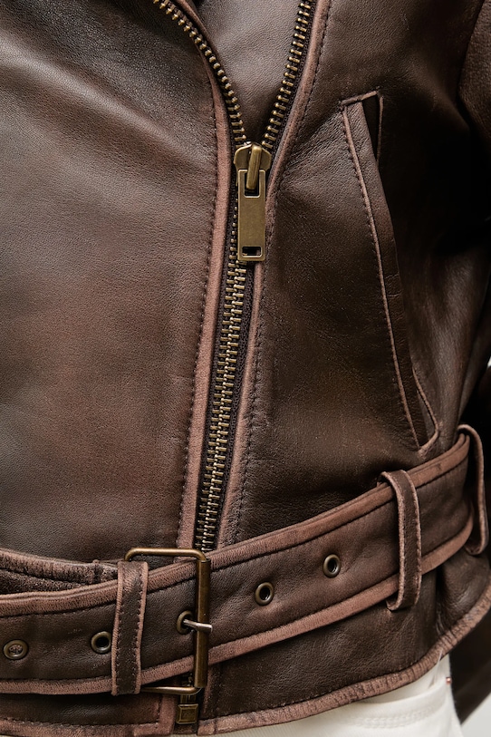 Answear.LAB geaca ramones de piele WA25-KUD034