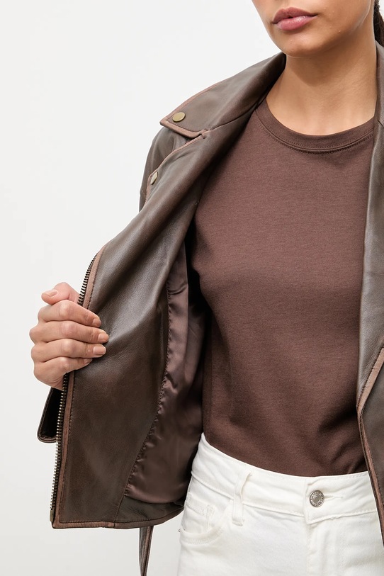 Answear.LAB geaca ramones de piele WA25-KUD034