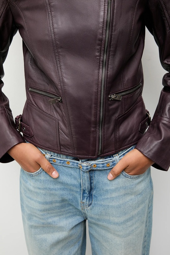 Kožený křivák Answear.LAB WA25-KUD036