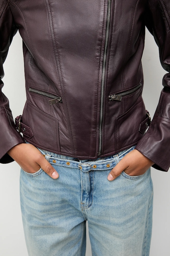 Kožený křivák Answear.LAB WA25-KUD036