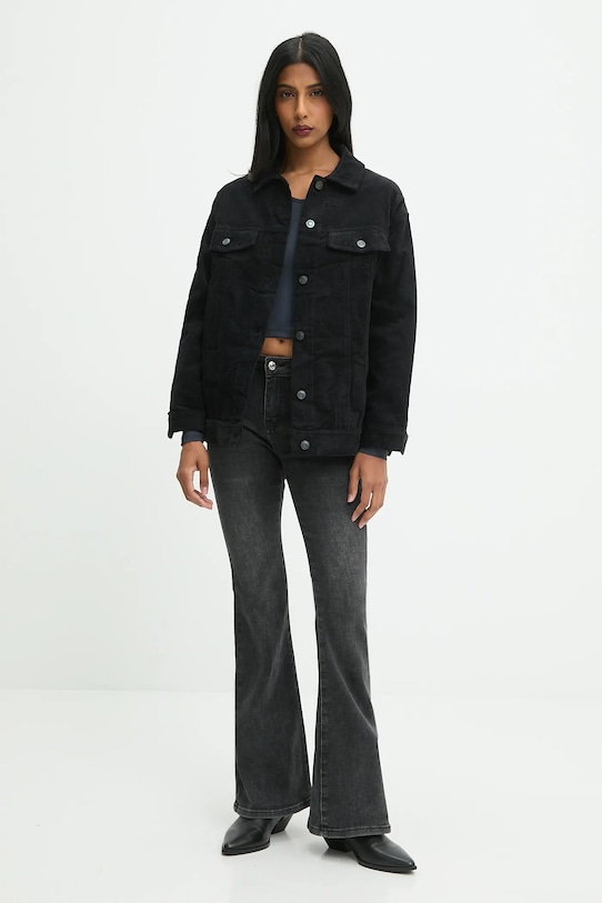 Answear.LAB kurtka sztruksowa 62912.flk czarny WA25