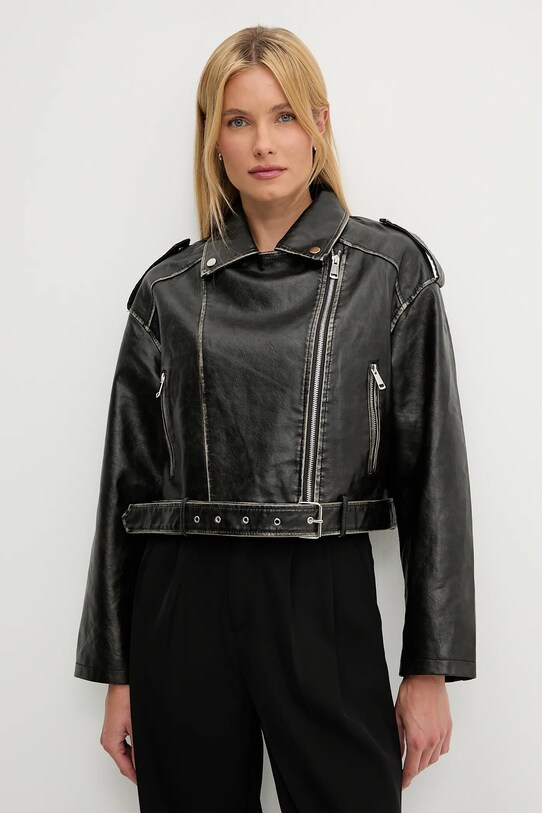Answear.LAB geaca ramones negru WA25.KUD043
