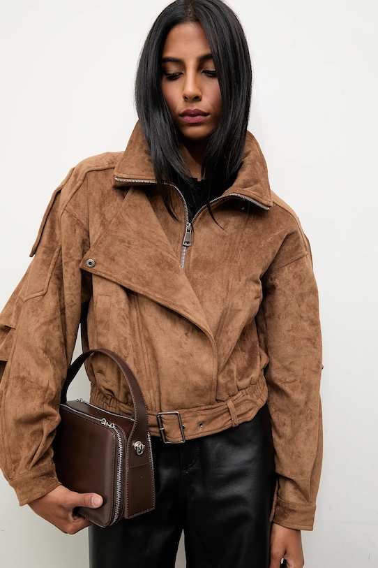 Jakna Answear.LAB smeđa DD74.ios