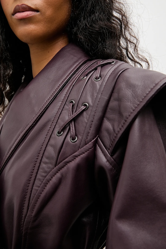 Answear.LAB kurtka skórzana WA25-KUD053