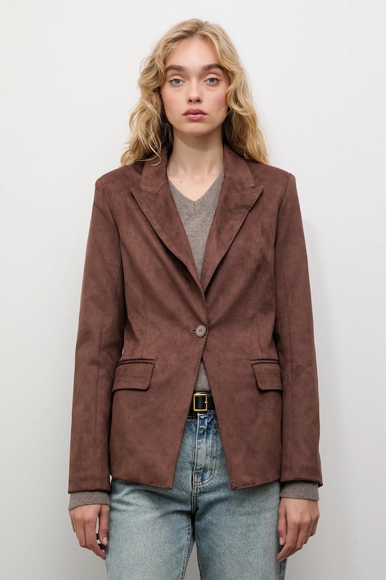 Пиджак Answear.LAB коричневый PK9006