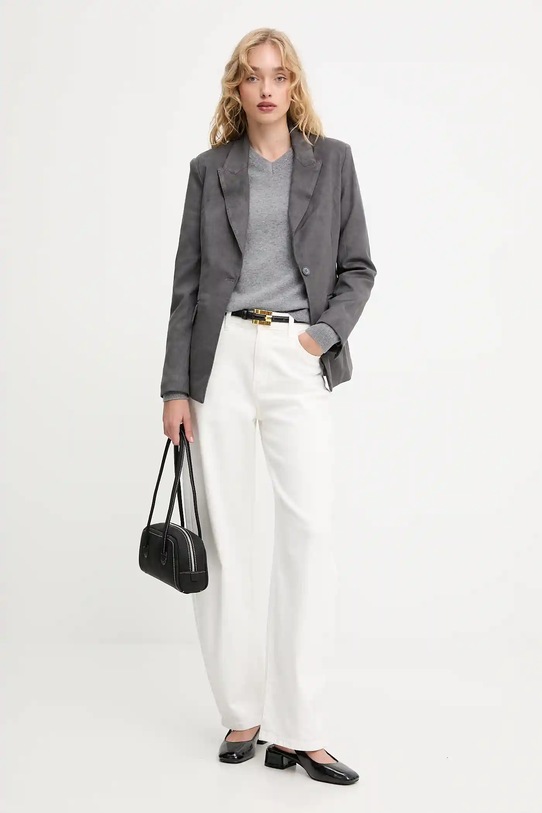 Odzież Answear.LAB marynarka PK9006 szary