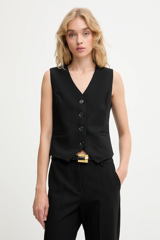 Answear.LAB kamizelka czarny PK3011