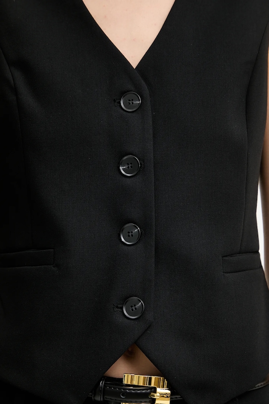 Answear.LAB kamizelka PK3011 czarny