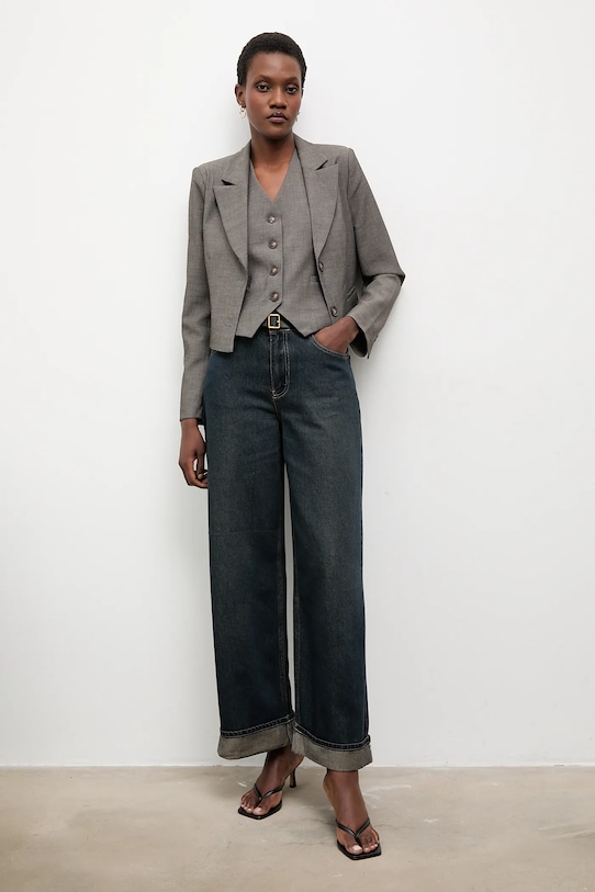 Піджак Answear.LAB PK3012 сірий WA25