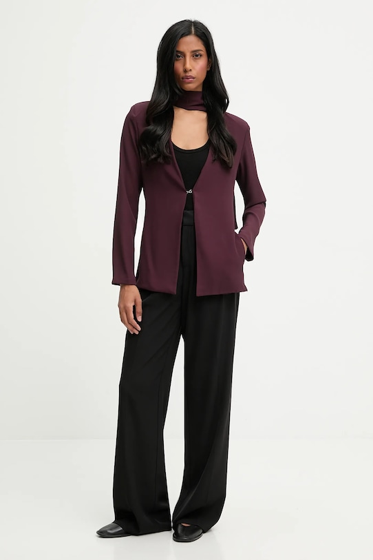 Answear.LAB marynarka 93020 bordowy WA25