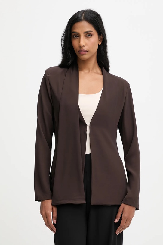 Пиджак Answear.LAB с подкладкой коричневый 93020