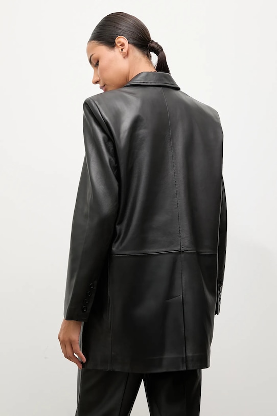 Oblečenie Kožené sako Answear.LAB WA25-MKD009 čierna