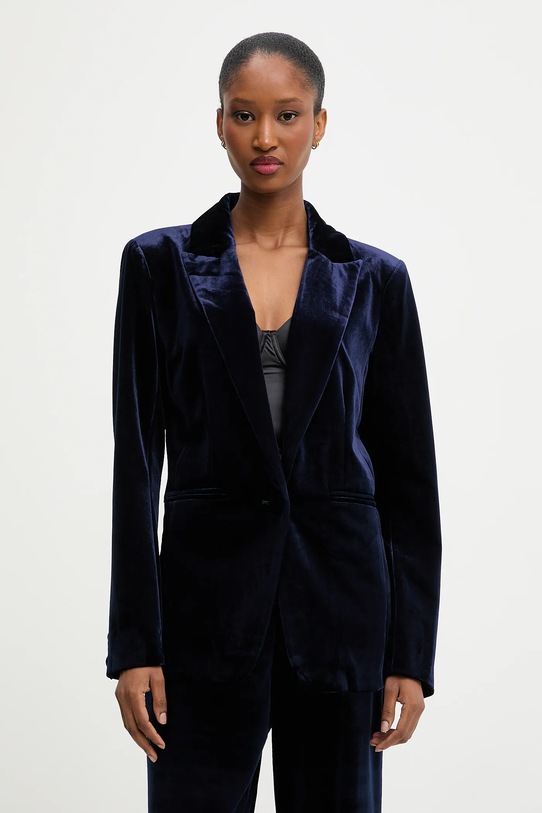 Answear.LAB marynarka welurowa granatowy 3079