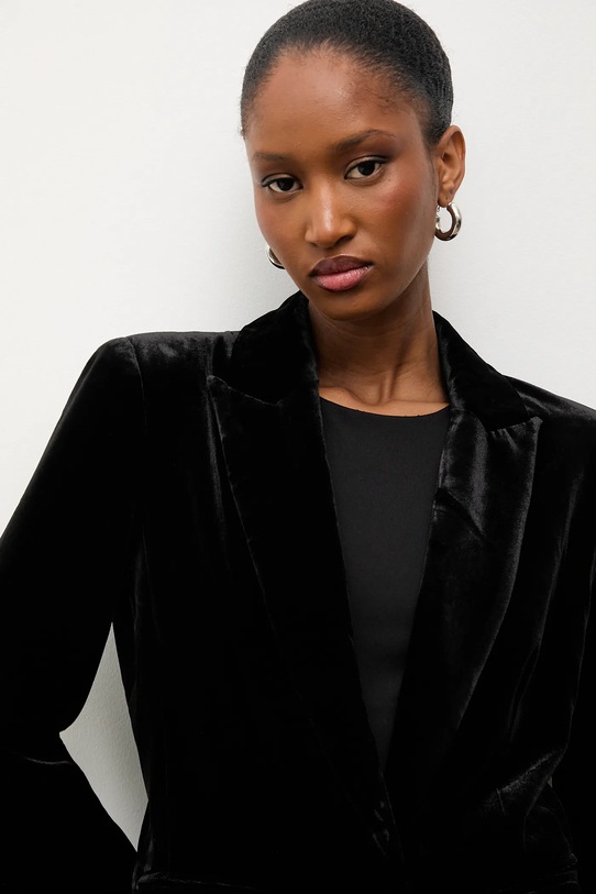 Answear.LAB marynarka welurowa czarny 3079