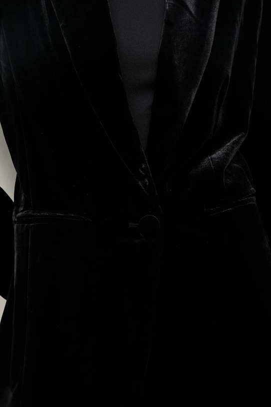 Answear.LAB marynarka welurowa 3079 czarny