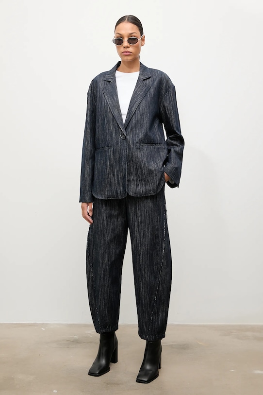 Answear.LAB blazer jeans 2839 blu navy WA25