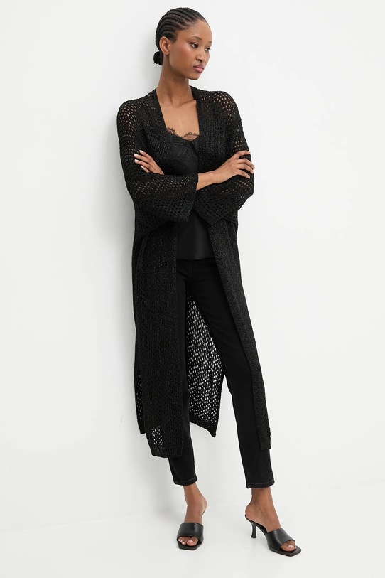 Answear.LAB marynarka dzianina czarny PK22159